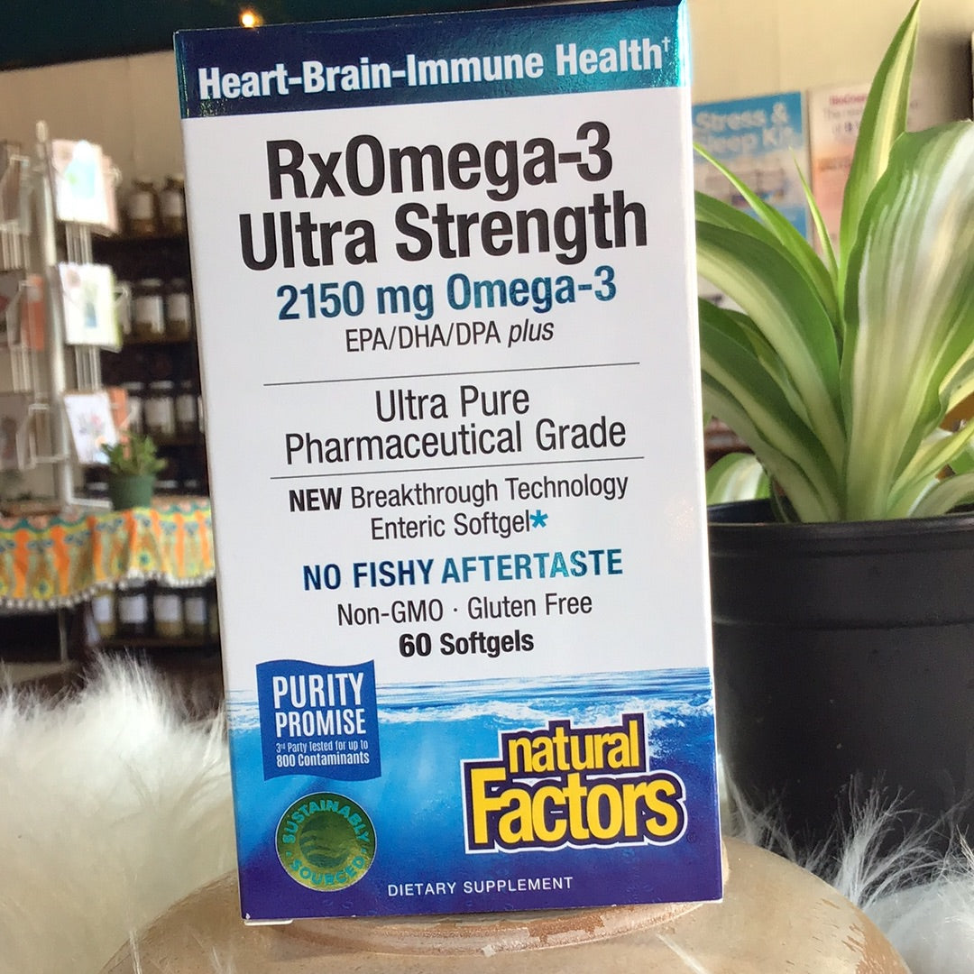 RxOmega-3 Ultra Strength 2,150 mg EPA/DHA/DPA Enteripure® (60)