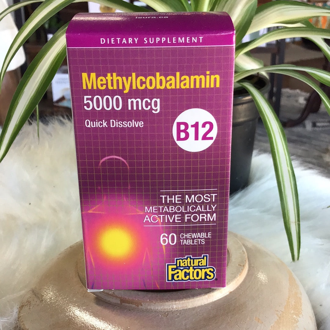B12 Methylcobalamin 5,000 mcg Chewable