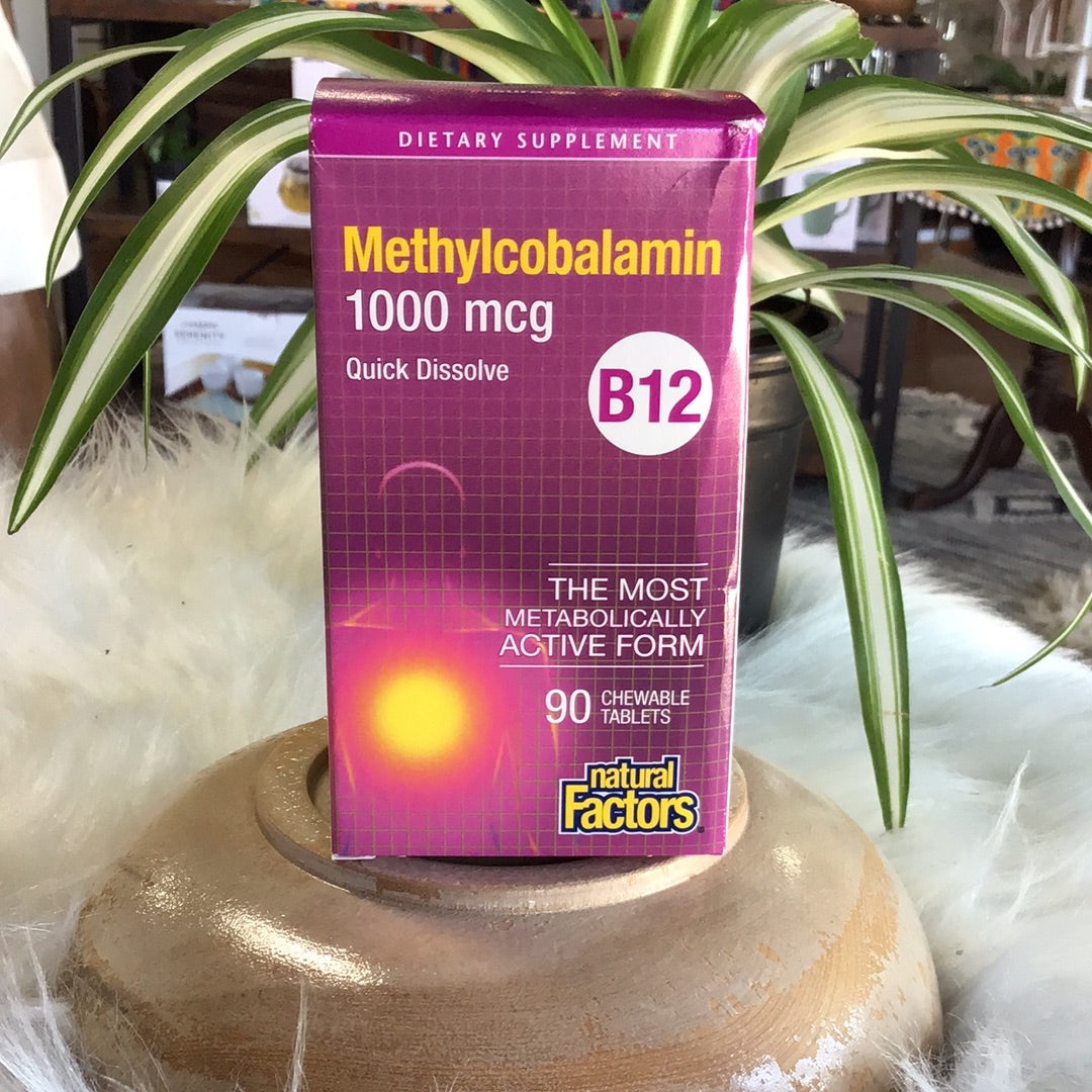 B12 Methylcobalamin 1,000 mcg Chewable