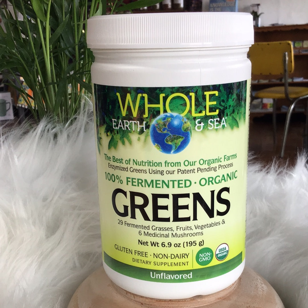 Whole Earth & Sea® 100% Fermented Organic Greens – Unflavored