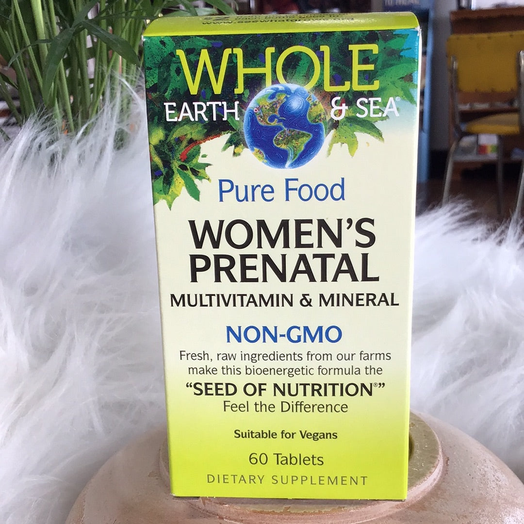 Whole Earth & Sea Women's Prenatal MV & Mineral (60)