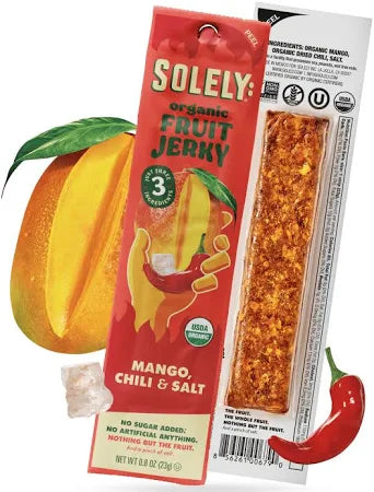 SOLELY Organic Mango+Chili+Salt 0.8oz (12ct)