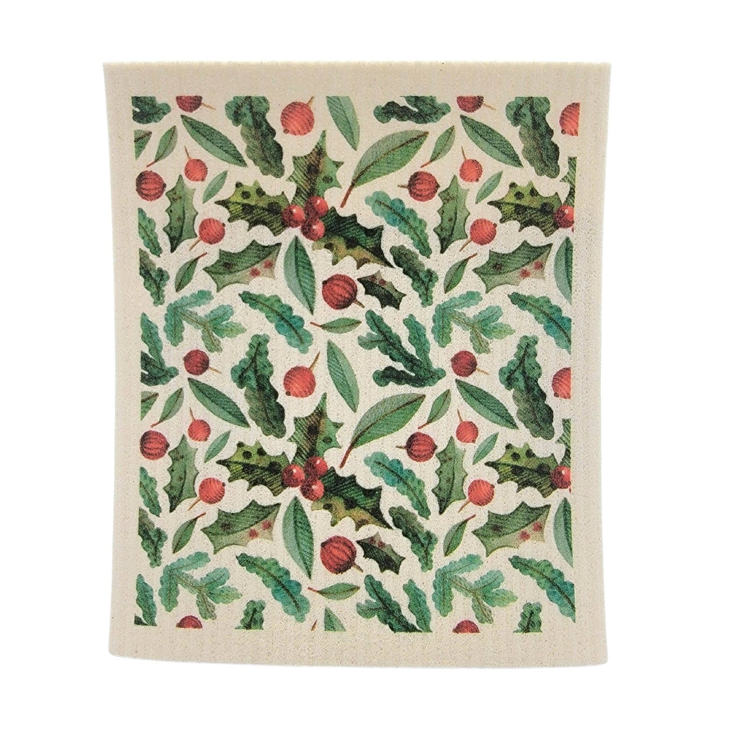 Wreath & Garland Pattern Swedish Dishcloth