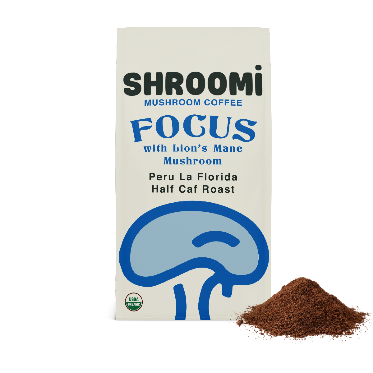 Shroomi Mushroom Coffee - Half Caf Peru La Florida